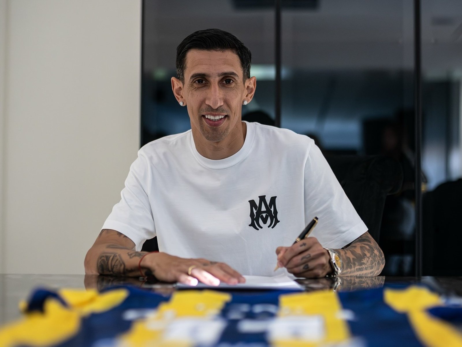 Ángel Di María se puso la camiseta de Rosario Central y la tienda oficial del club ya empieza a venderla con el número 11 en la espalda