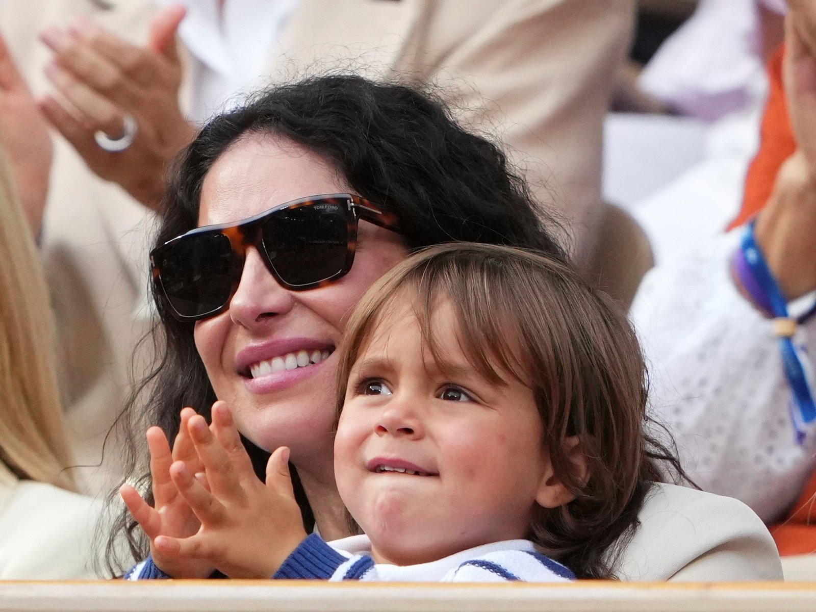 “Dejame jugar”, el ruego del hijo de Rafa Nadal frente a Roger Federer, Novak Djokovic y Andy Murray tras el emotivo homenaje en Roland Garros
