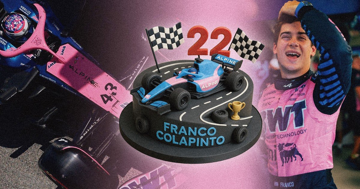 Franco Colapinto cumplió 22 años y se enfrenta a un desafío difícil: superar unos 21 inmejorables :: Olé