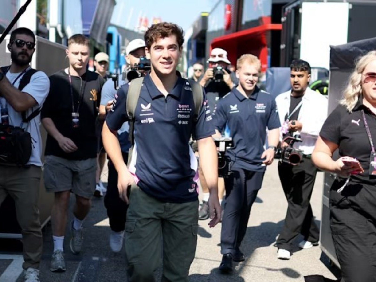 Franco Colapinto se robó todas las miradas en Imola antes de volver a competir en la Fórmula 1 con Alpine