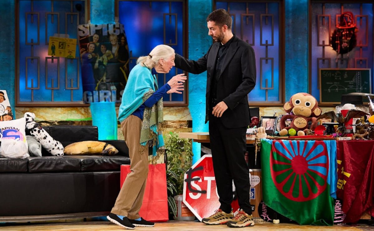 Jane Goodall compara en ‘La revuelta’ las peleas de chimpancés con “algunos políticos hombres” | Televisión