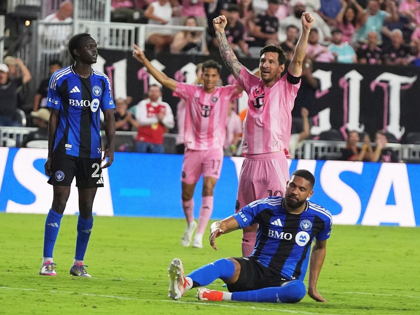 Lionel Messi metió un doblete marca registrada y consiguió otro récord en el Inter Miami, que salió de la mala racha en la MLS