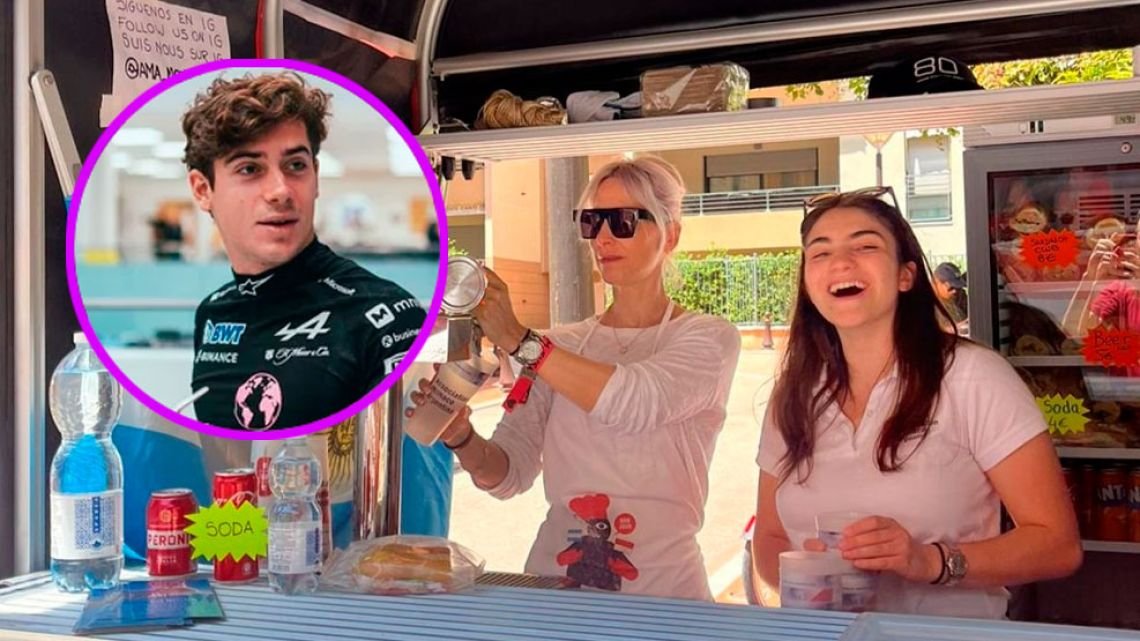 Locura por Colapinto en Mónaco: el puesto de panchos argentino y solidario que quiere conquistar al piloto argentino