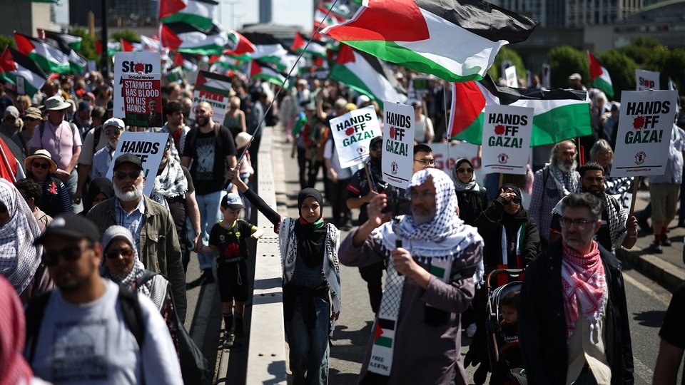 Londres recuerda el éxodo palestino | Miles de personas marcharon en Londres para conmemorar la Nakba
