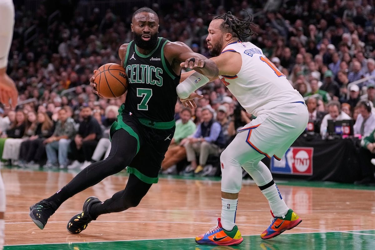 Los Celtics sacan su orgullo de campeón sin Tatum y sobreviven ante los Knicks | Baloncesto | Deportes