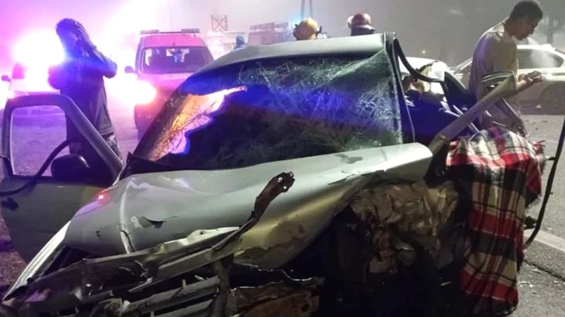 Manejó 17 kms en contramano por la Ruta 2 y mató a un joven
