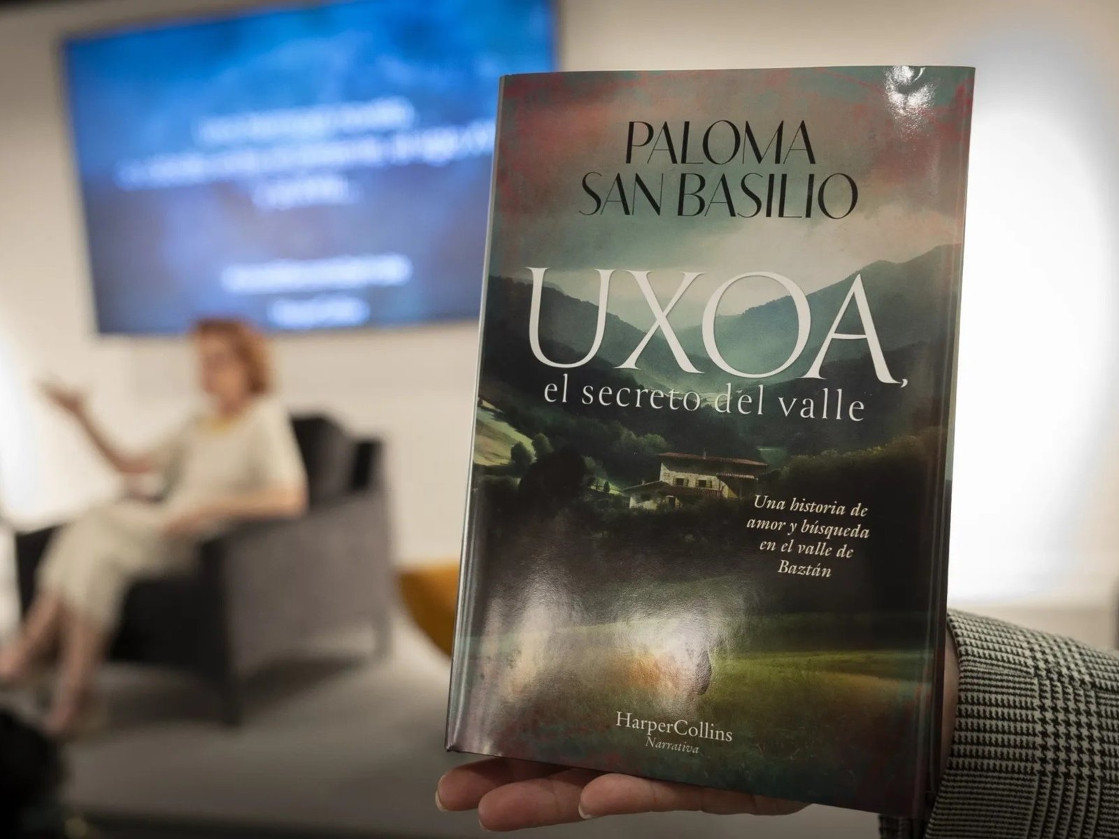 Paloma San Basilio ambienta su nueva novela en Baztán, una zona de la que está "enamorada"