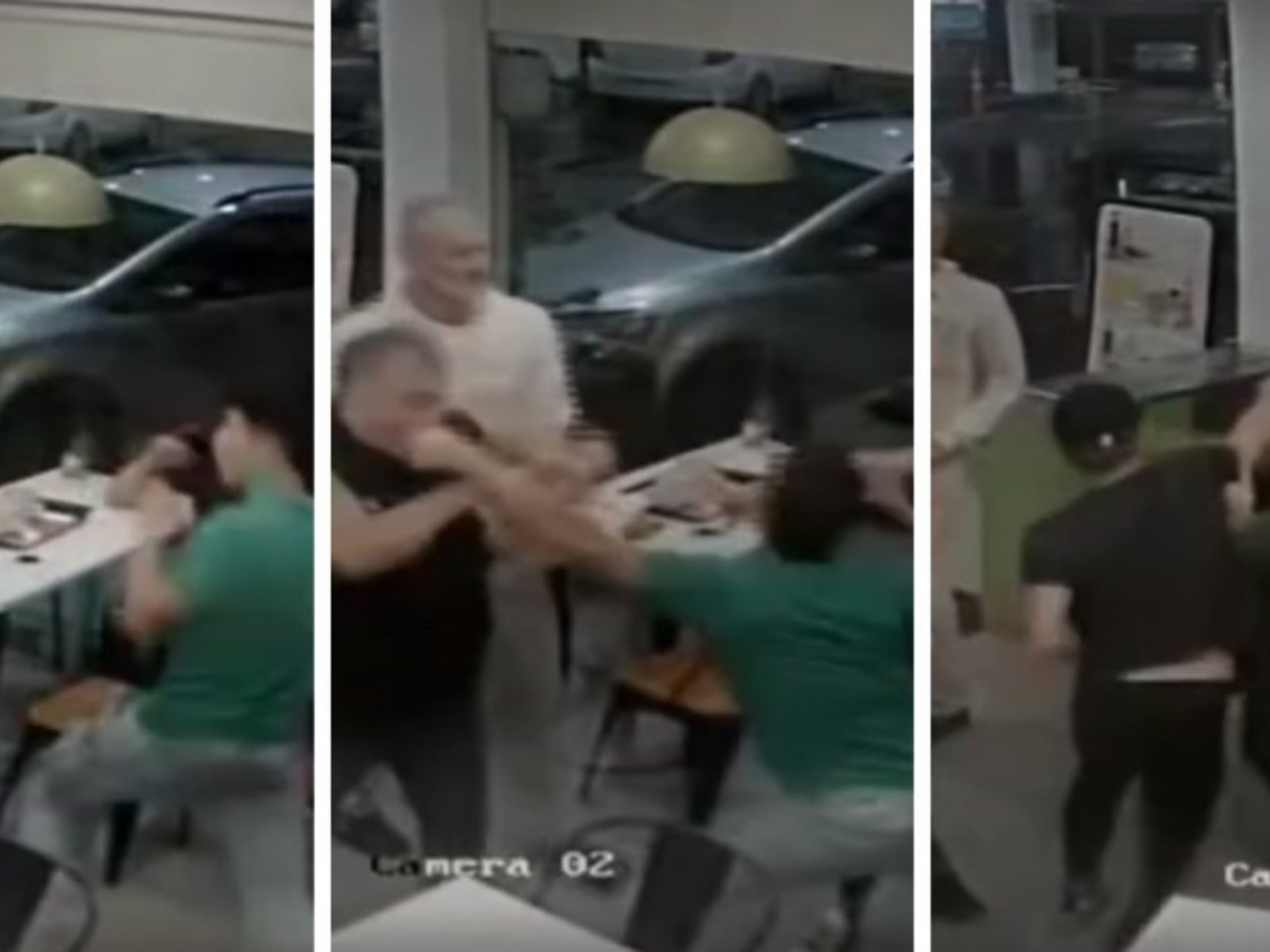 Salvaje pelea en una estación de servicio de La Plata: un apuñalado