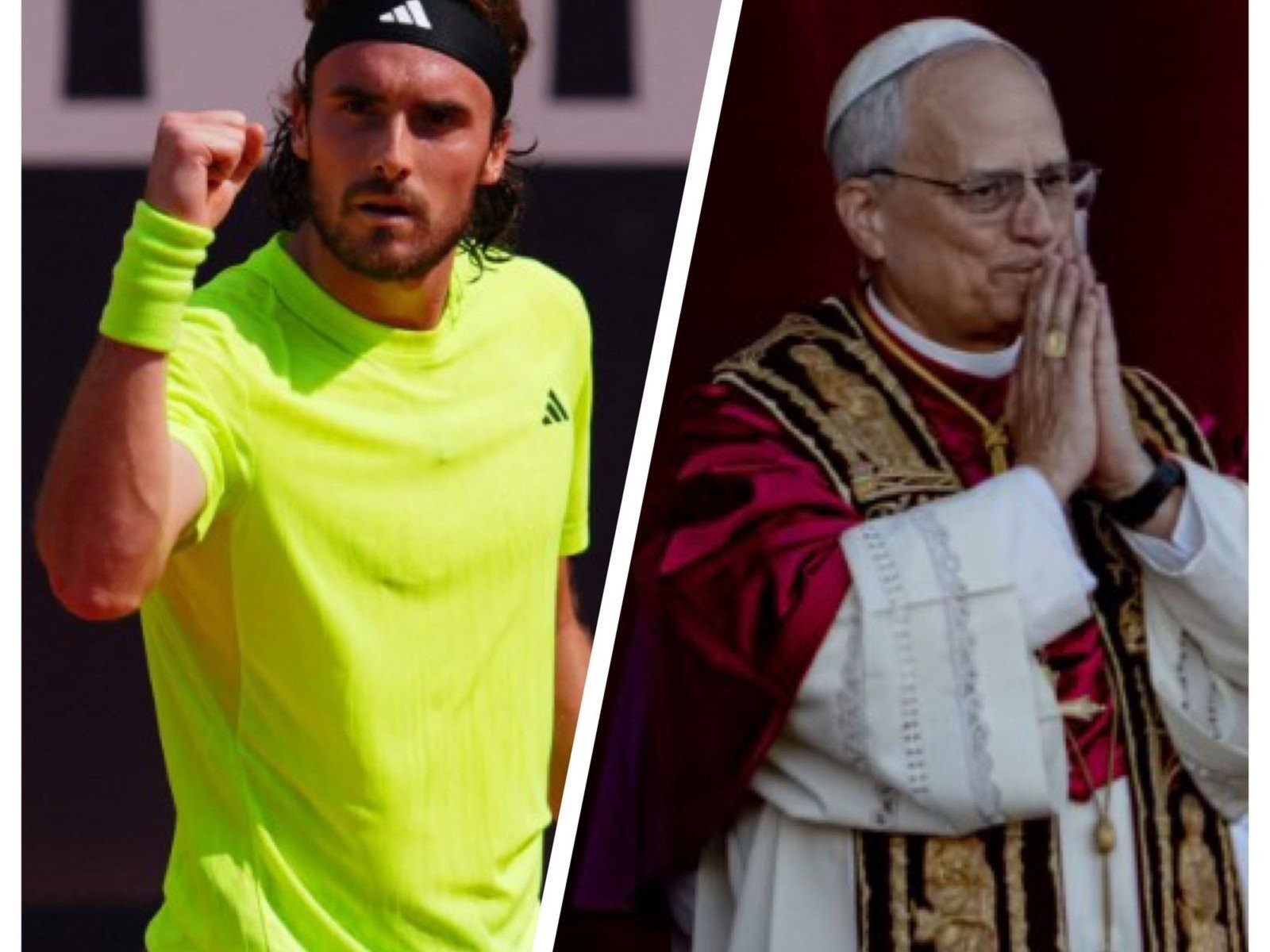 Stefano Tsitsipas se enteró que León XIV es un apasionado del tenis y contó que le gustaría pelotear un rato con el nuevo Papa