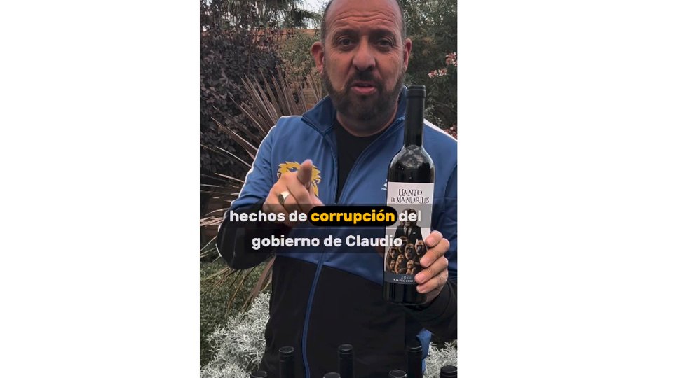 Un diputado libertario sortea 50 vinos como parte de su campaña | En San Luis se vota este domingo