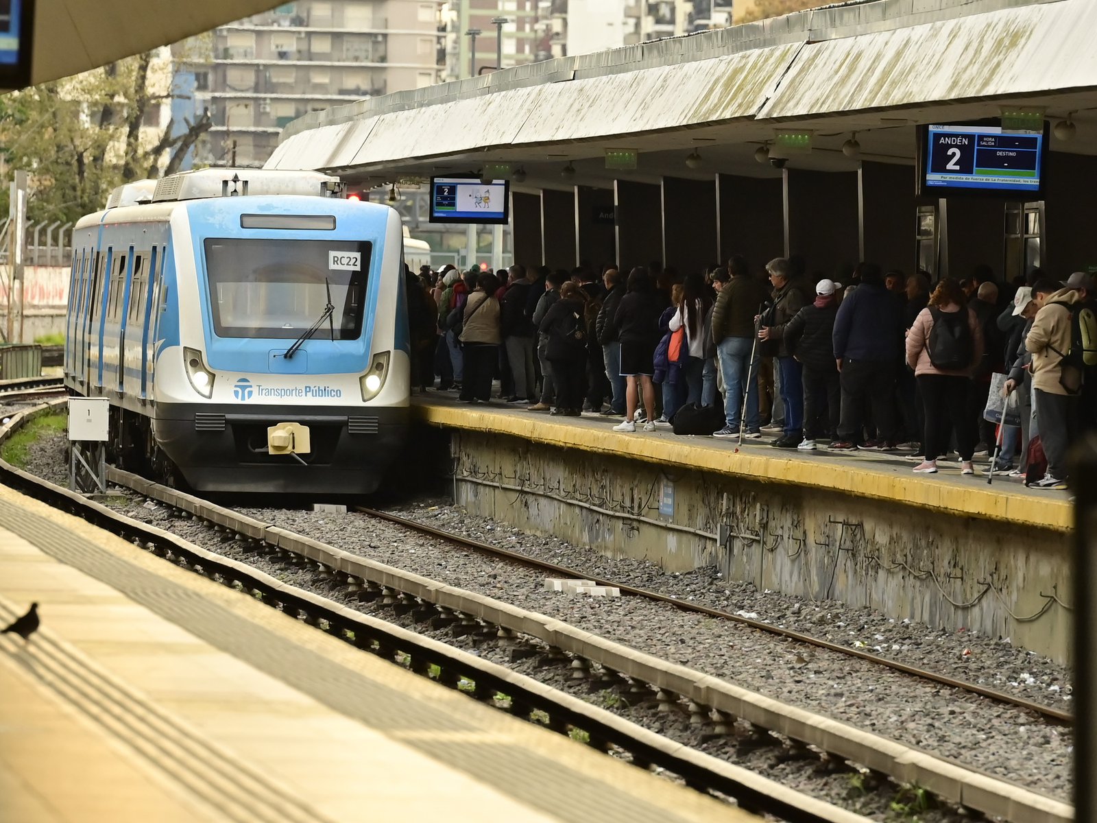 el tren solo circulaba de Moreno a Liniers
