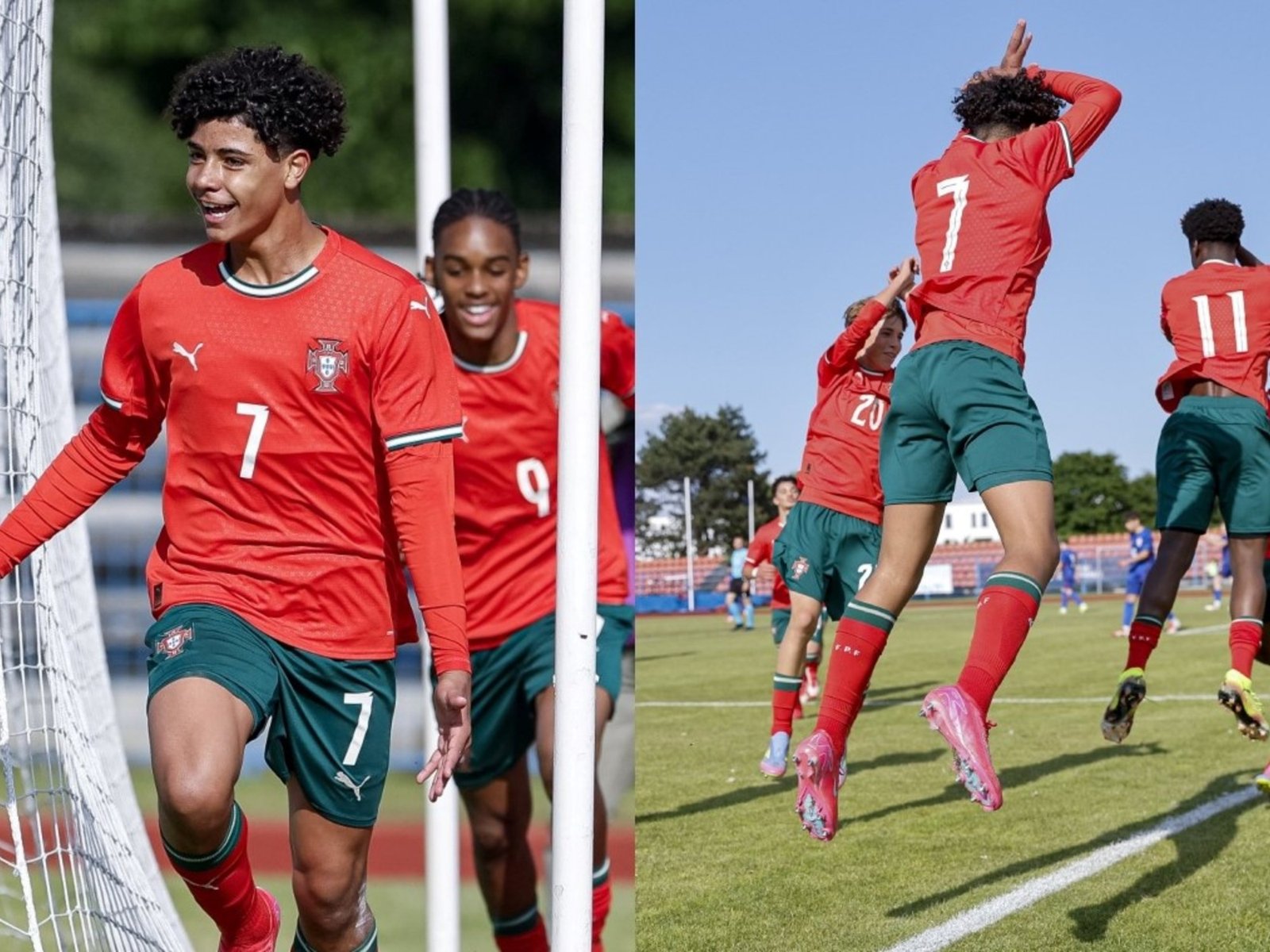 festejó con el “Siuuu” de su papá