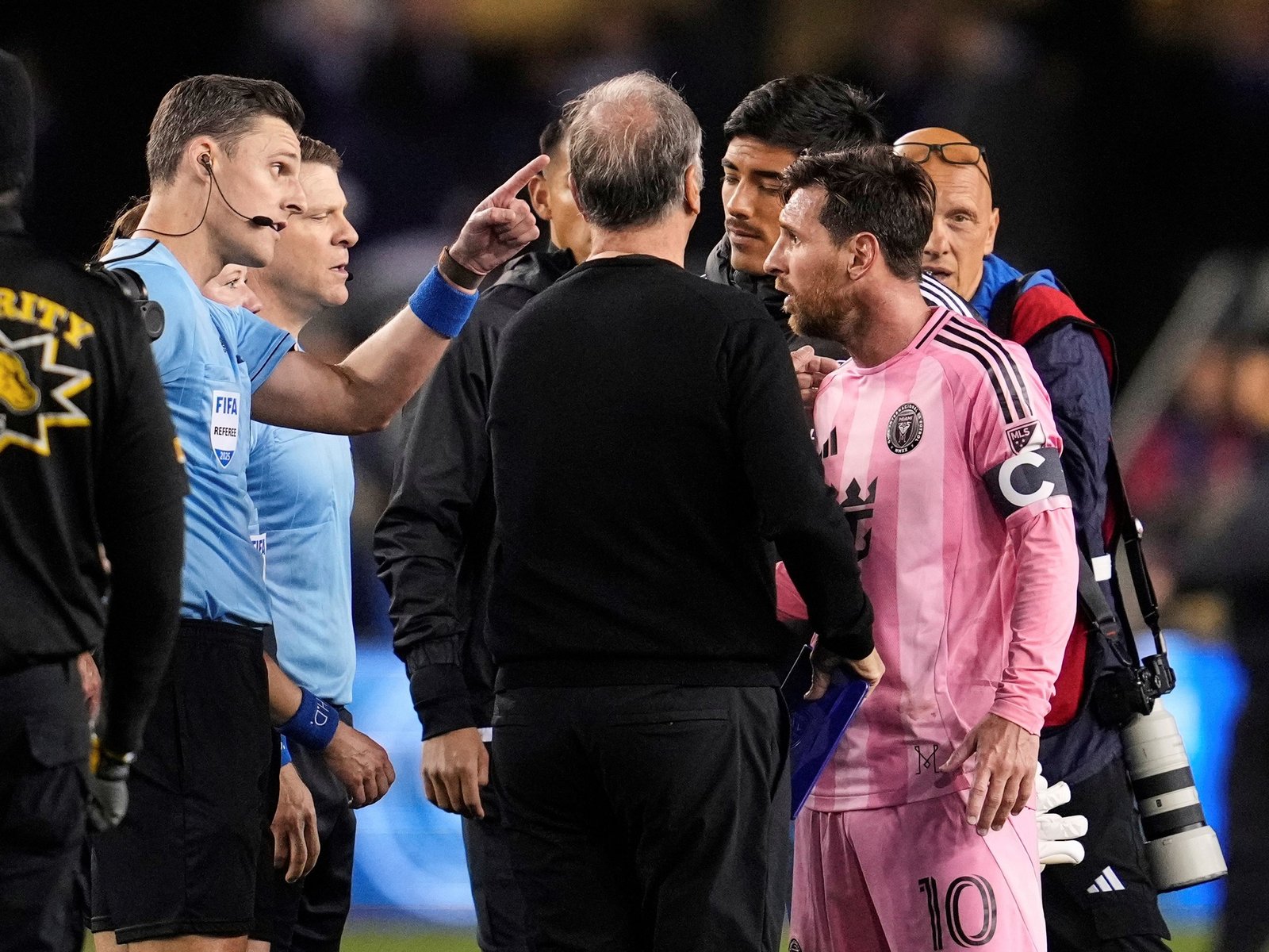 qué fue lo que enojó al argentino en el empate de Inter Miami en San José