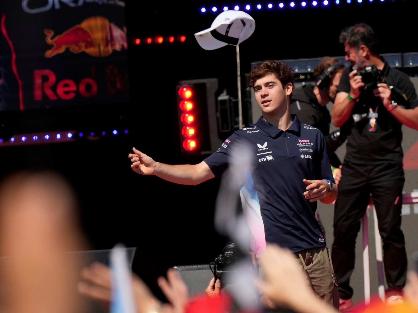 saludó a los hinchas de Boca y a la multitud de argentinos