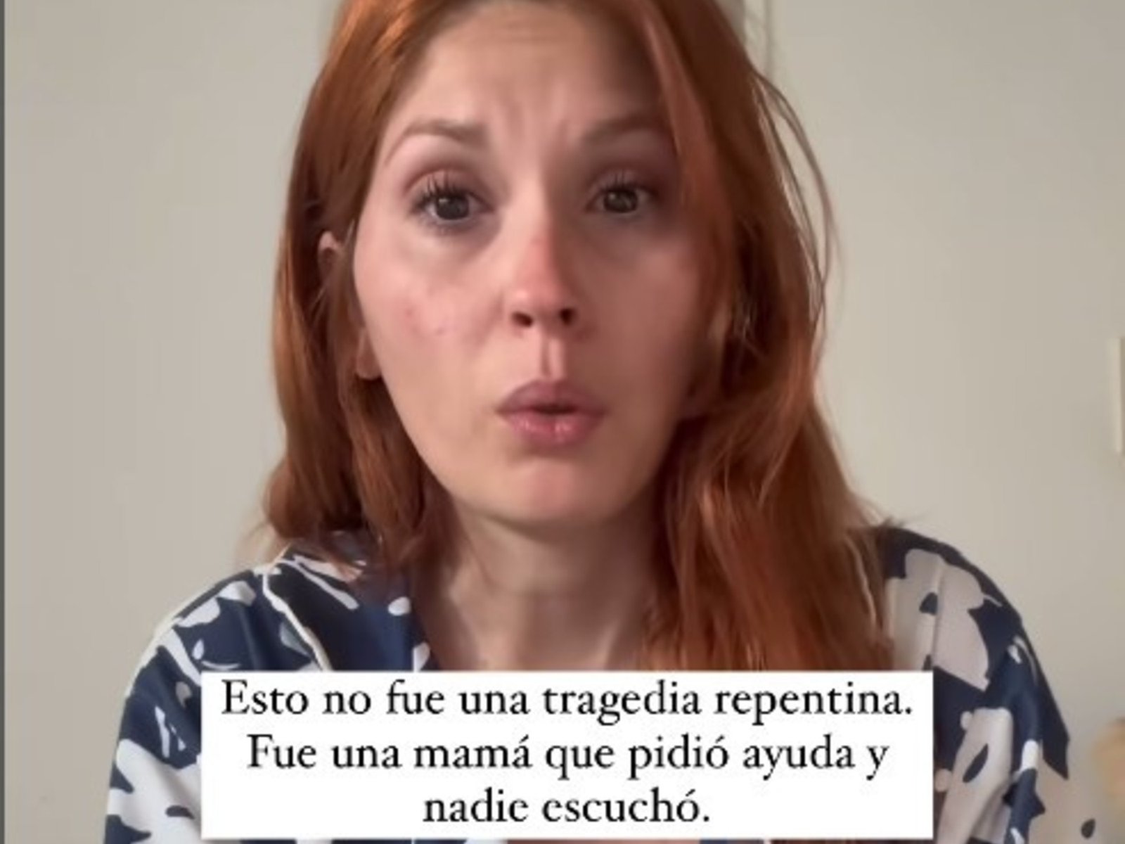 un desesperado pedido de ayuda, una influencer al rescate y una nena de dos años muerta