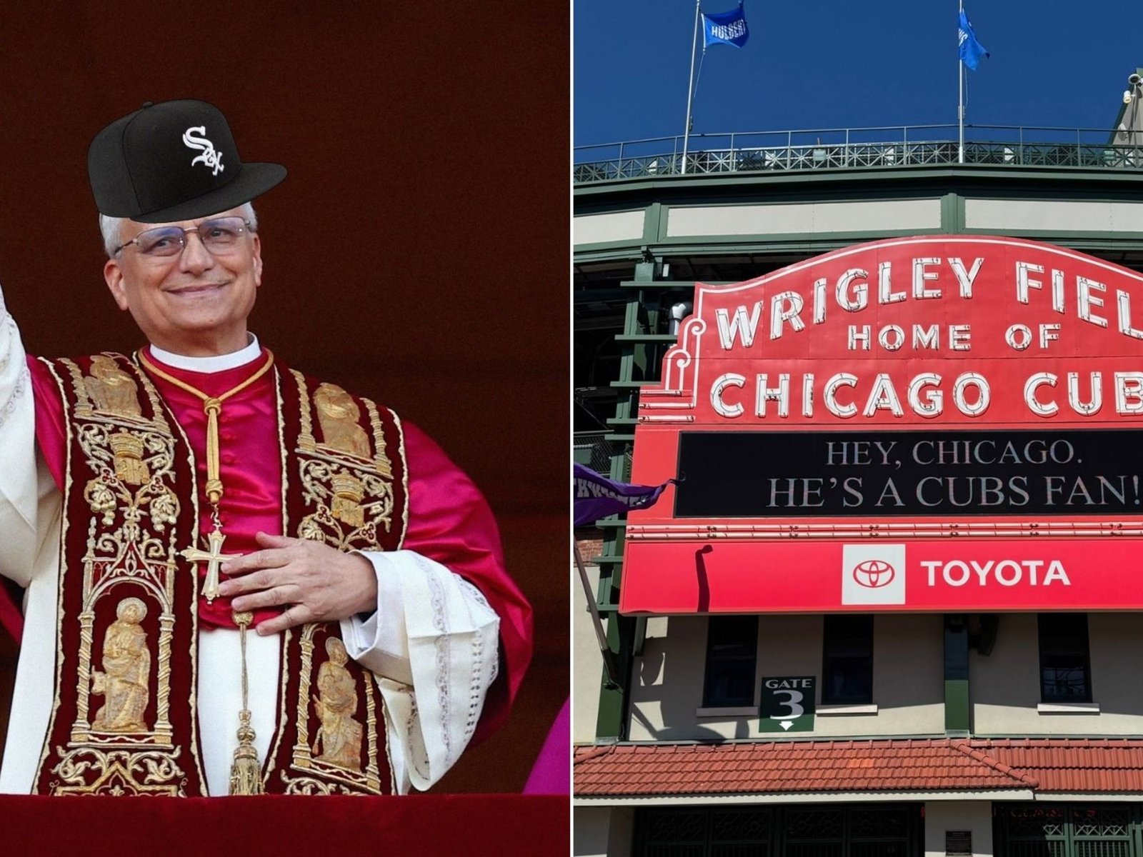 ¿Es de los Cubs o de los White Sox? Los dos equipos de baseball de Chicago se disputan al papa León XIV y hasta intervino la Iglesia local