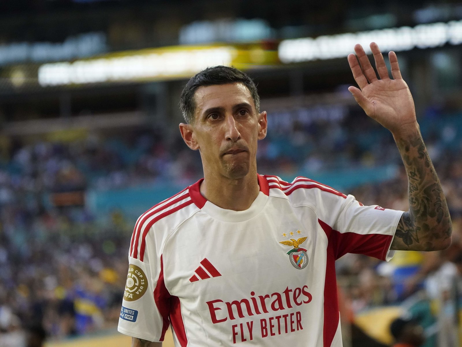 Ángel Di María le aclaró a Clarín si les pidió perdón a los hinchas de Boca tras su gol de penal para Benfica