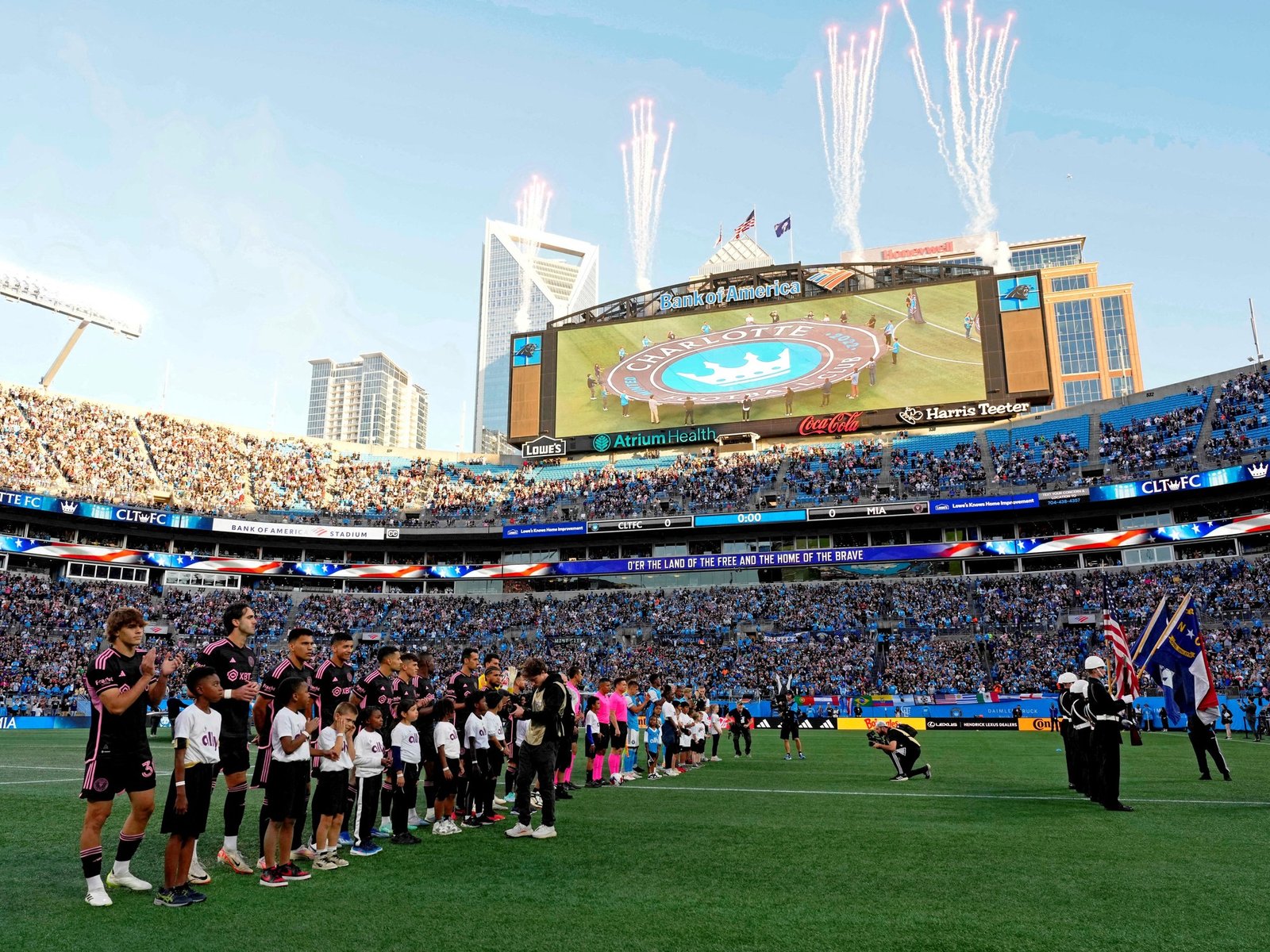 El estadio Bank of America de Charlotte, la posible sede para Boca si da el batacazo en el Mundial de Clubes 2025