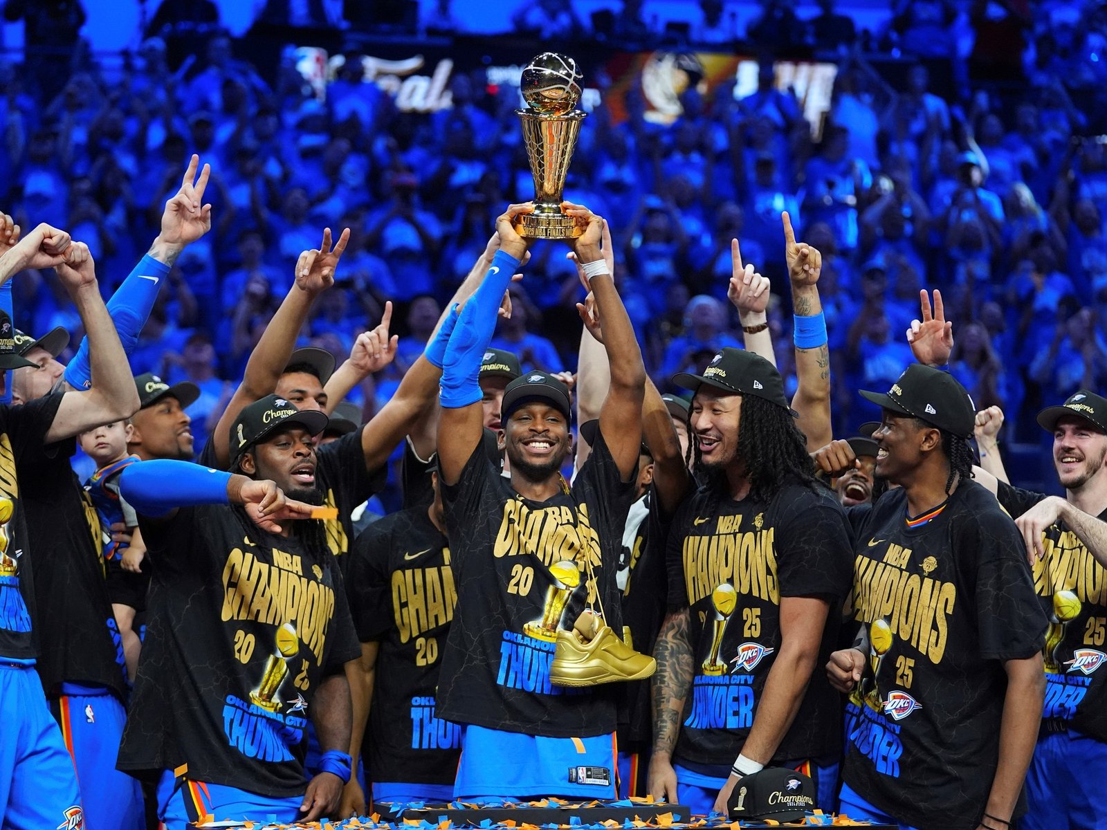 En una serie dramática, Oklahoma City Thunder superó a Indiana Pacers y es el nuevo campeón de la NBA
