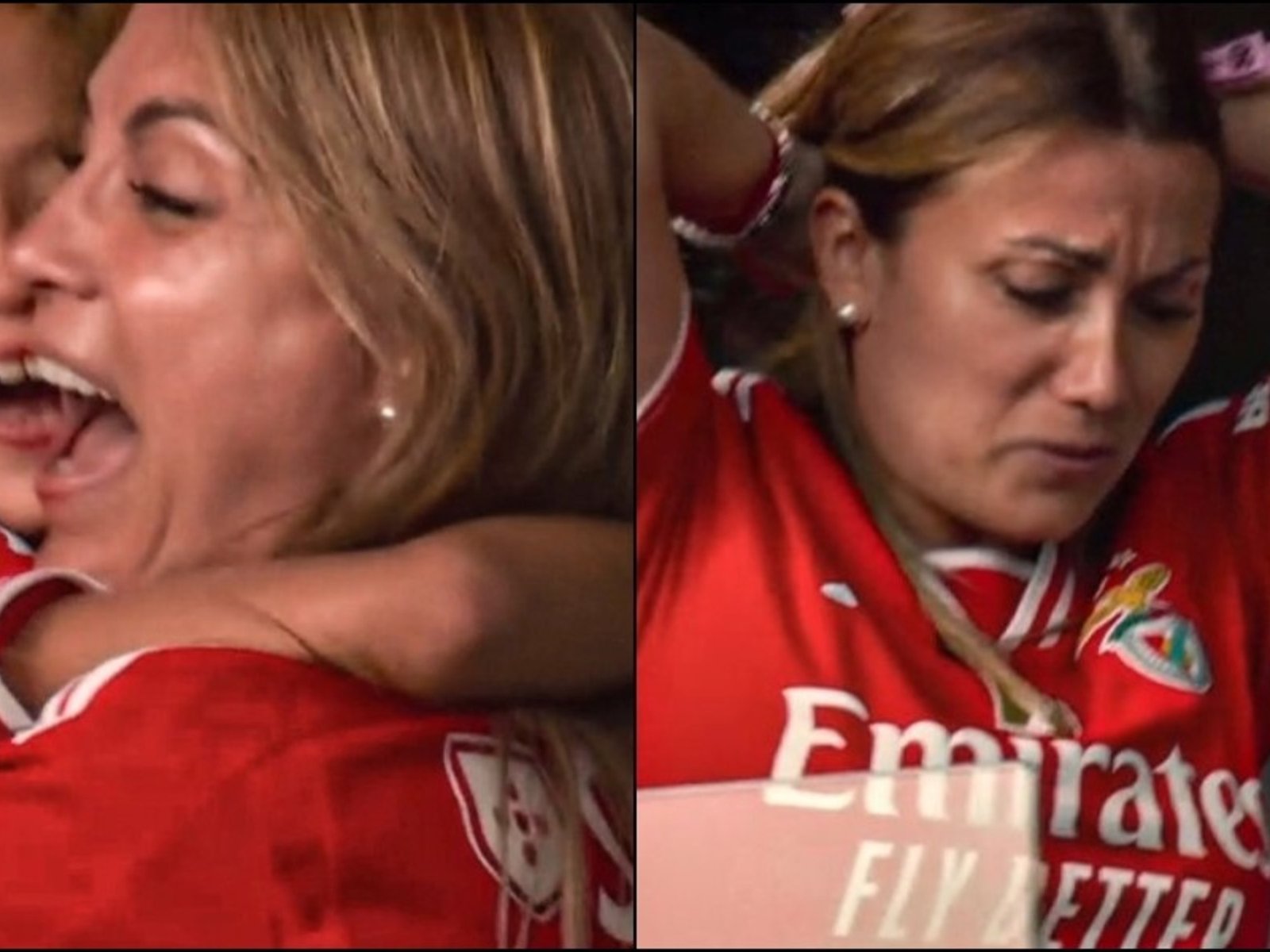 Jorgelina Cardoso, de la euforia por otro gol de Di María al desconsuelo total por la derrota del Benfica en el Mundial de Clubes