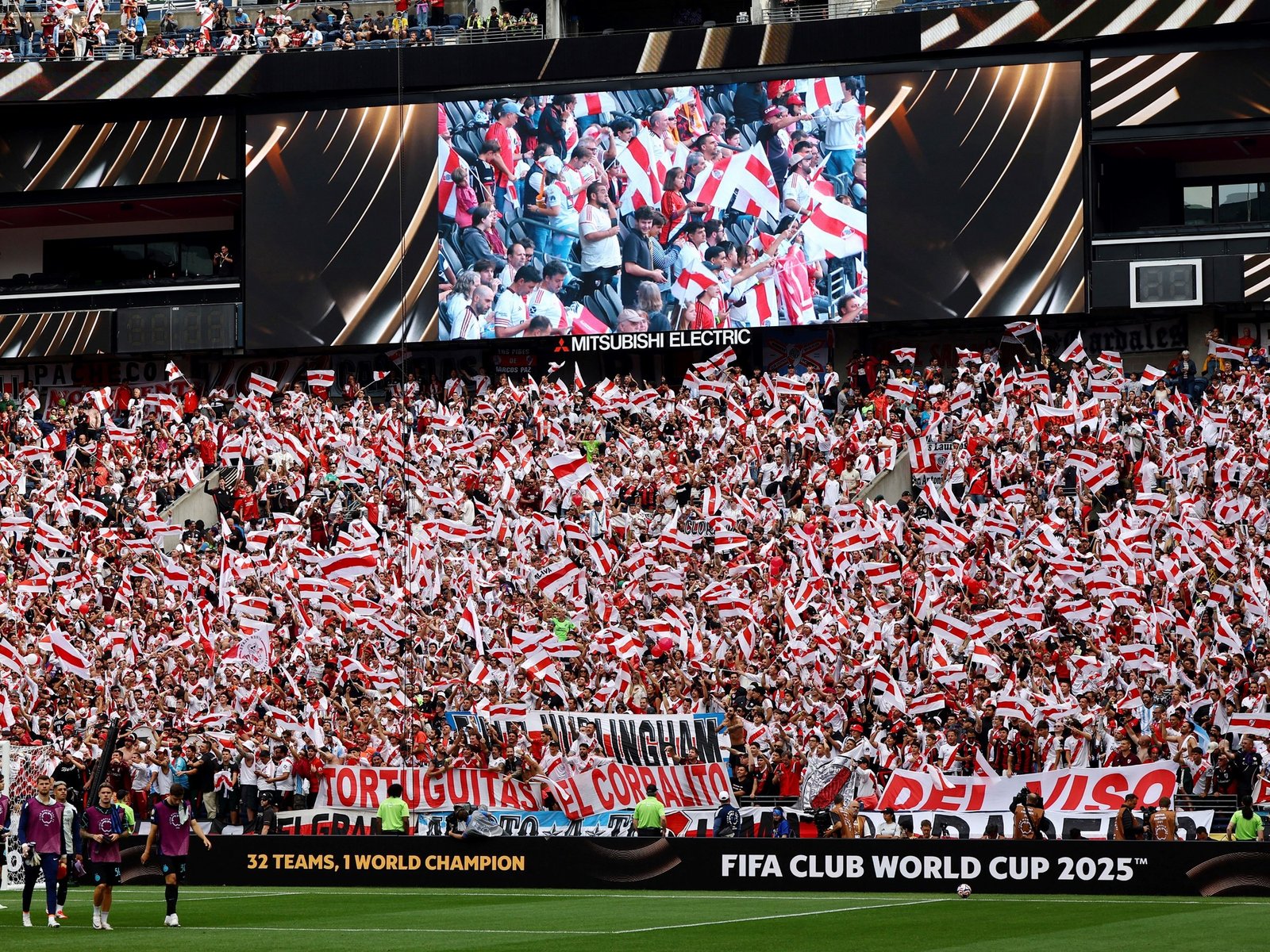 Los hinchas de River y una travesía multitudinaria por la costa oeste de Estados Unidos que asombró y mucho en el Mundial de Clubes