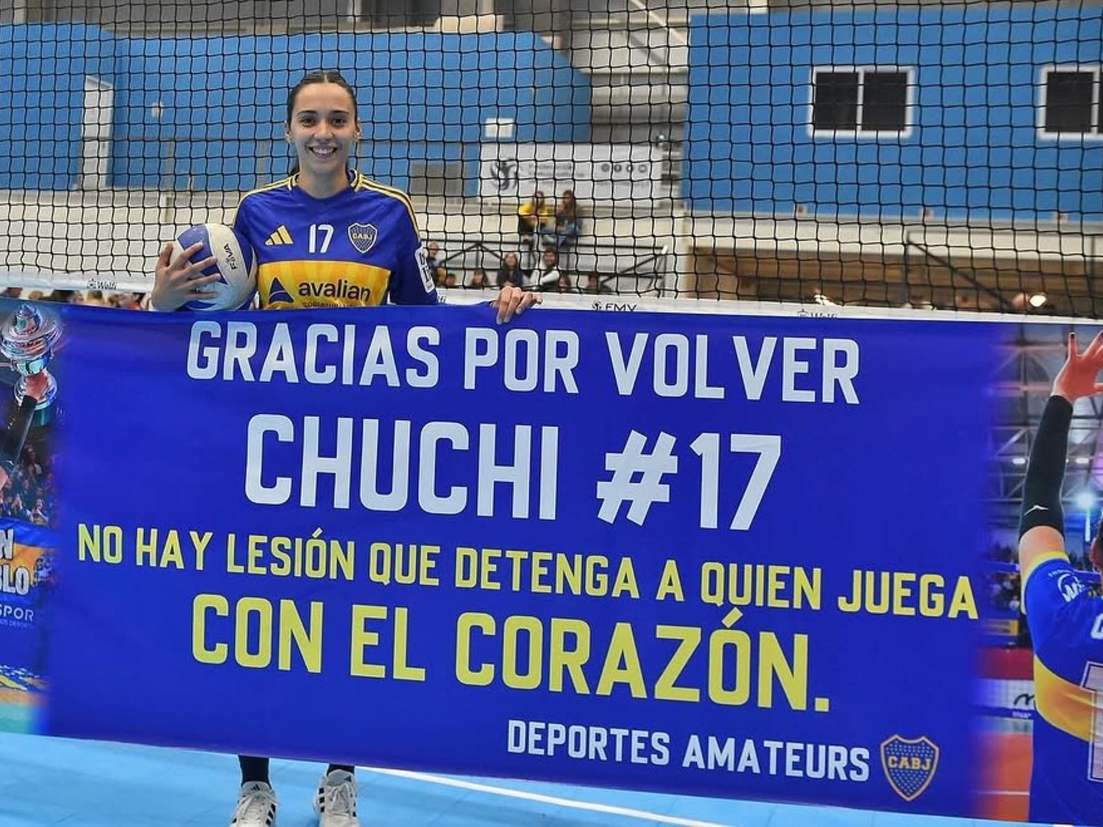 María de la Paz Corbalán, la Gladiadora del vóley de Boca que volvió a jugar 130 días después de una operación cerebral que le salvó la vida