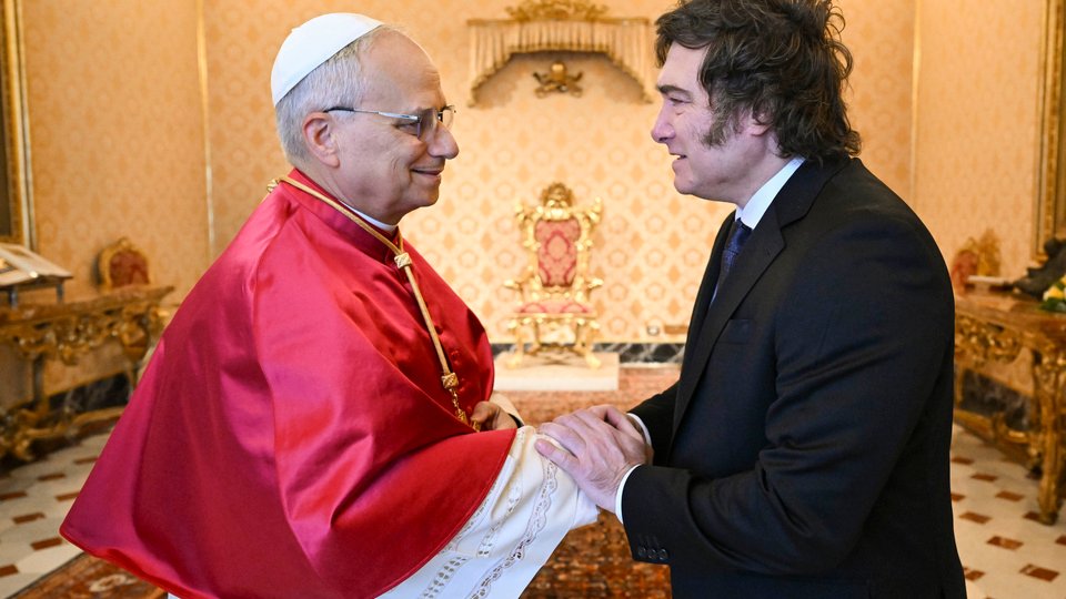 Milei se reunió con el Papa León XIV | Primer encuentro oficial con el Sumo Pontífice