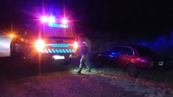 Rescatan a una familia varada por el frío en Ruta 3 y los alojan en Rawson