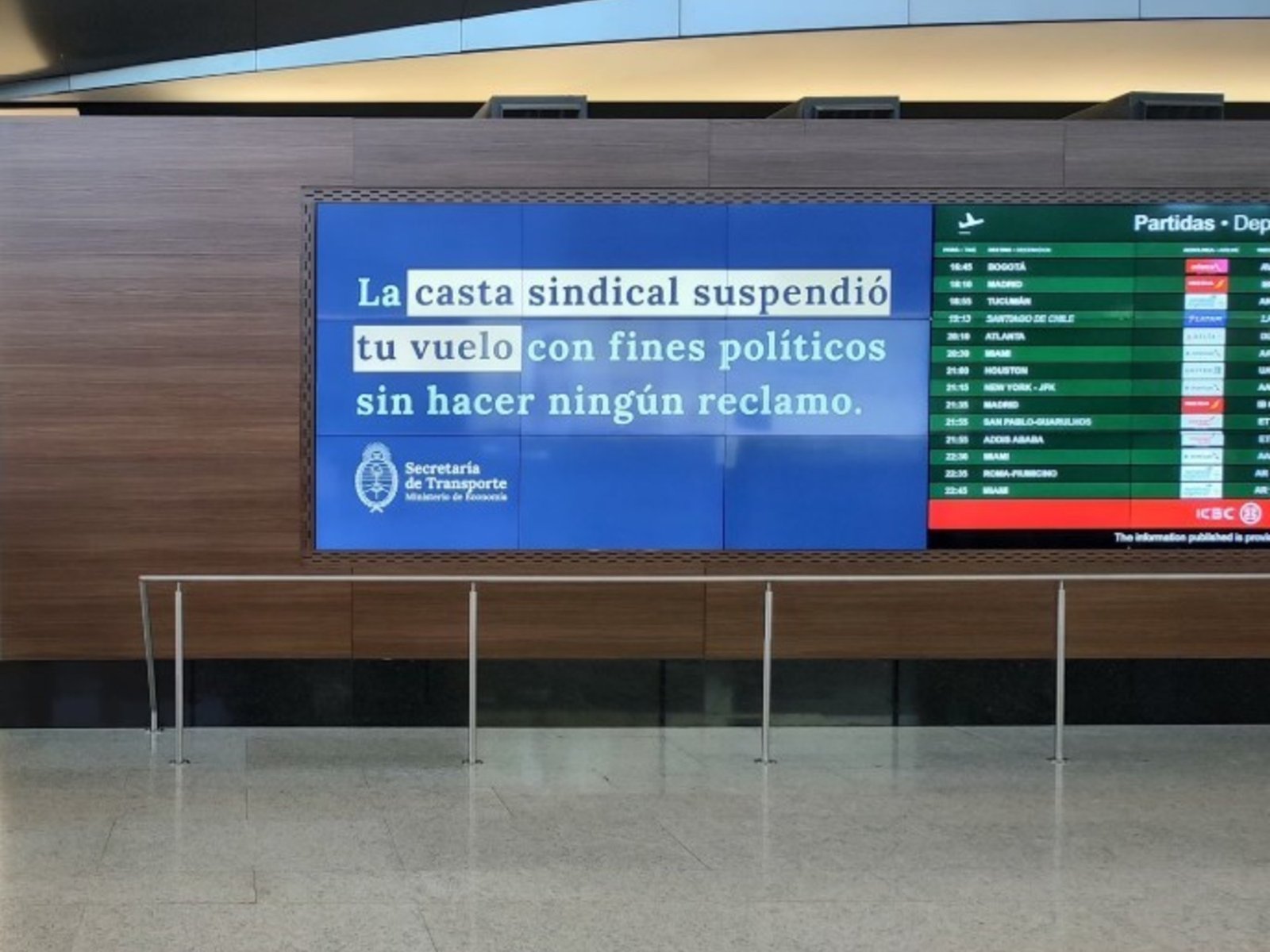 el Gobierno acusó a “la casta sindical” por los vuelos cancelados y los gremios advierten que el conflicto podría escalar