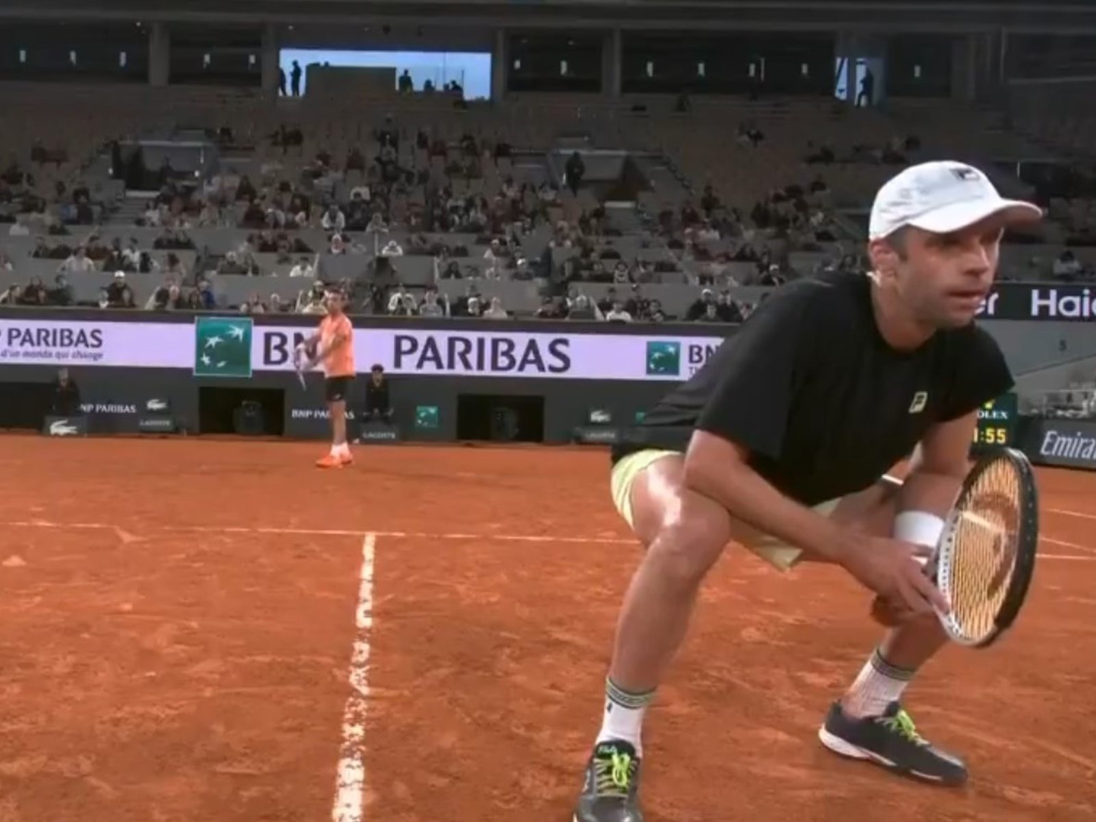 el argentino pasó la pelota por un lugar imposible y logró un puntazo en el peor momento de la final