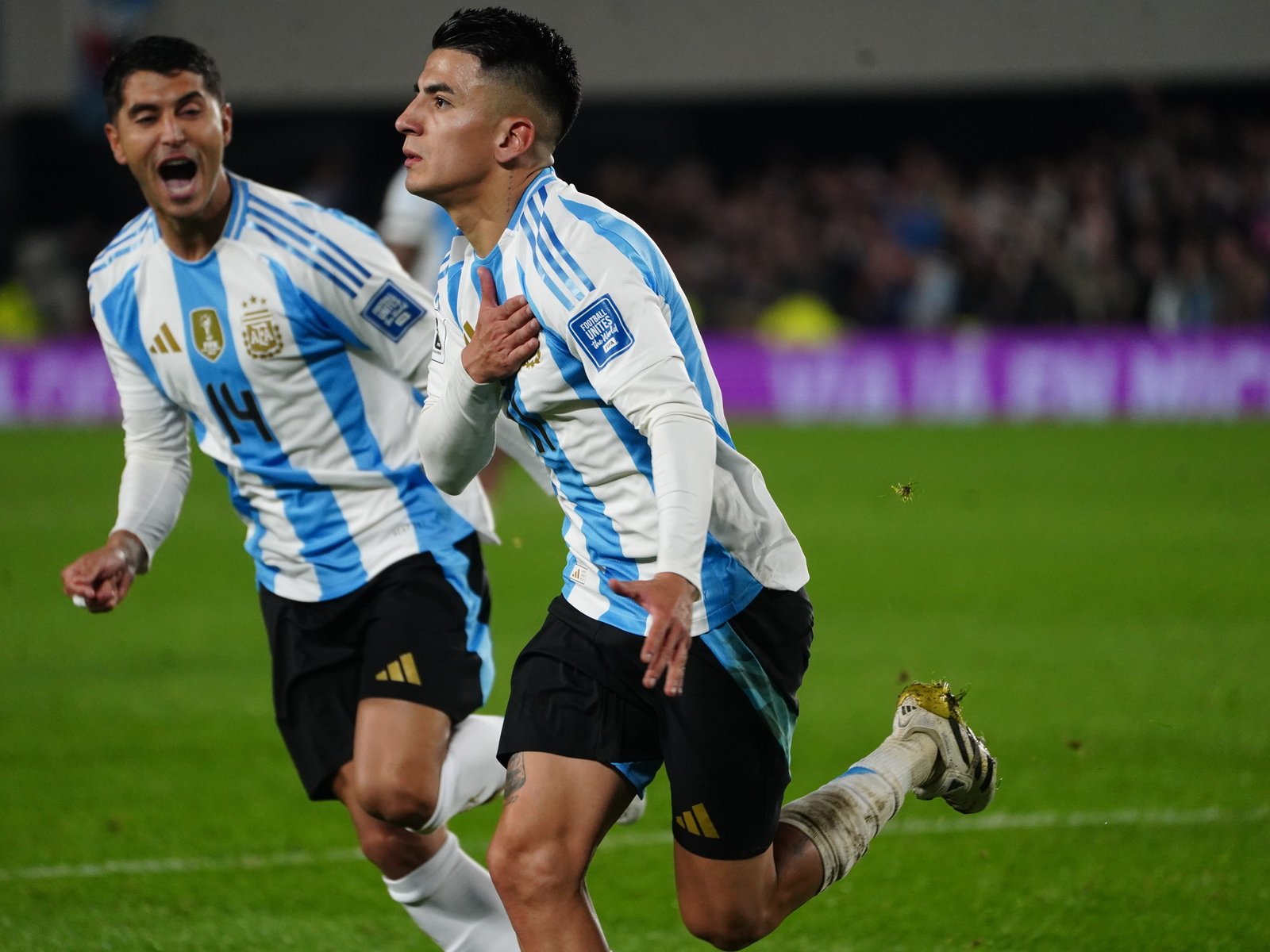 el golazo de potrero para rescatar el empate de Argentina ante Colombia