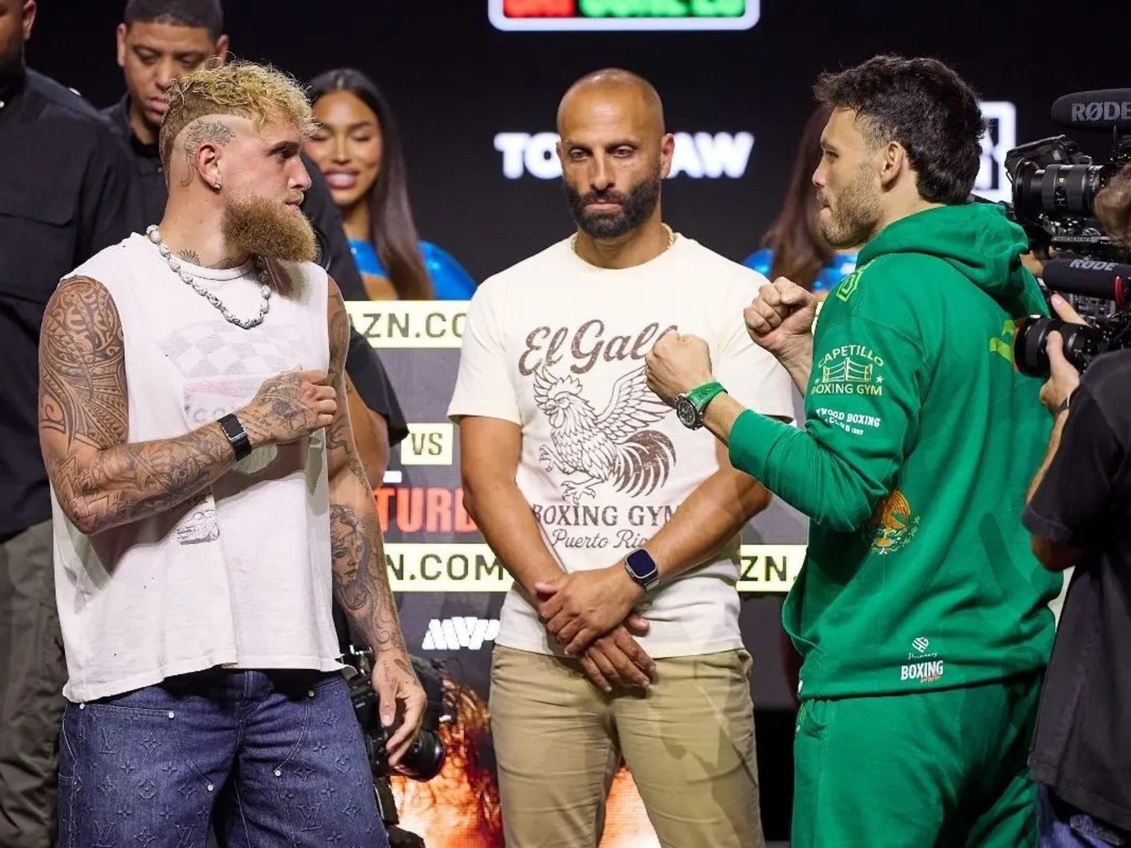 el influencer magnético quiere recibirse de boxeador y prueba el poder de sus puños ante otro ex campeón mundial