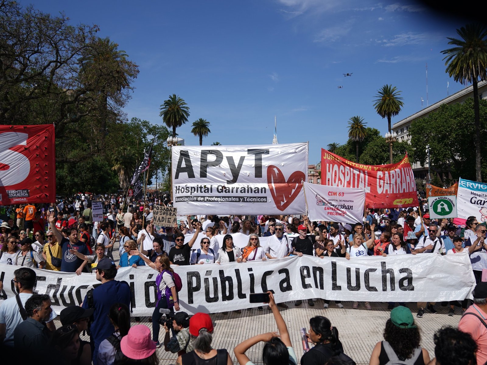fracasó la reunión en la Secretaría de Trabajo y hay paro con movilización a Plaza de Mayo