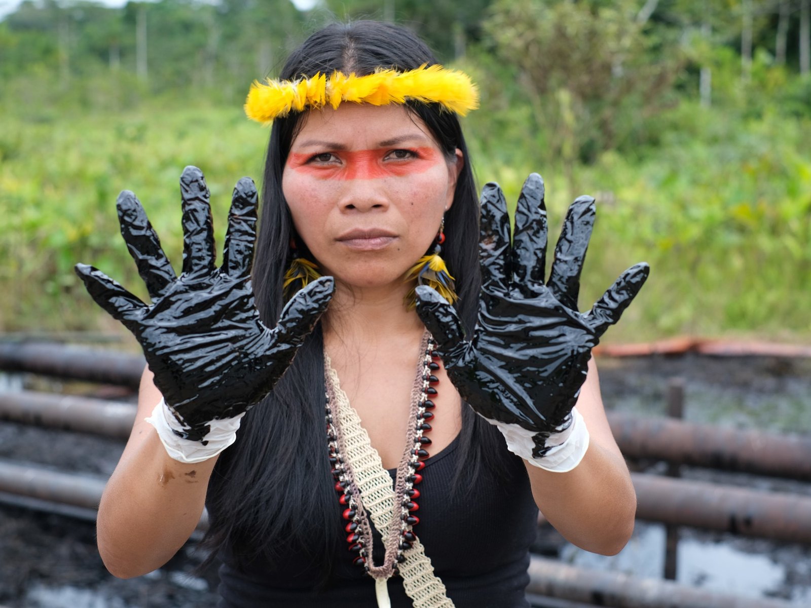 la activista aborigen del Amazonas que admira Leonardo Di Caprio