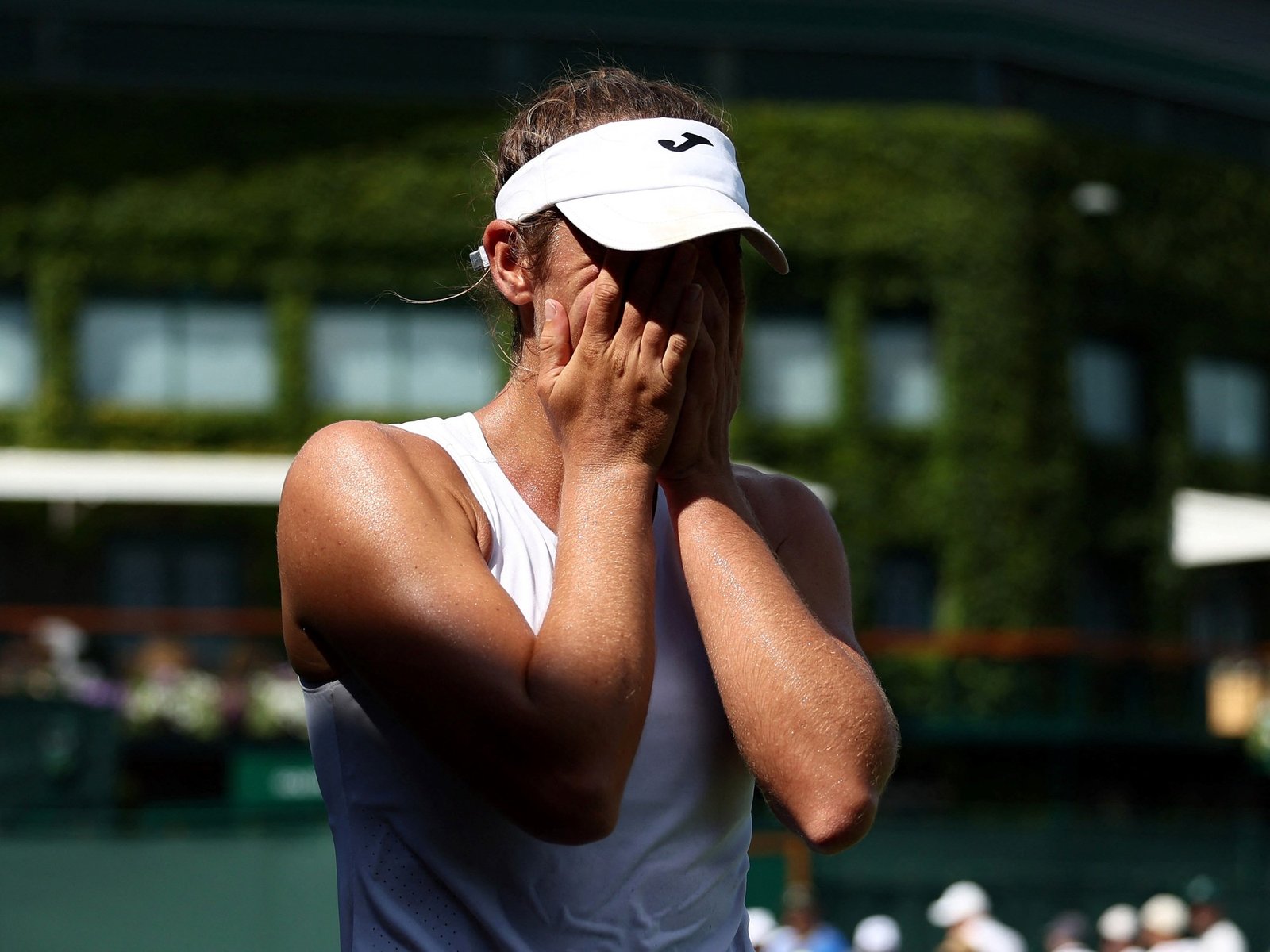 se enteró una hora antes que jugaba y ganó su primer partido en un Grand Slam