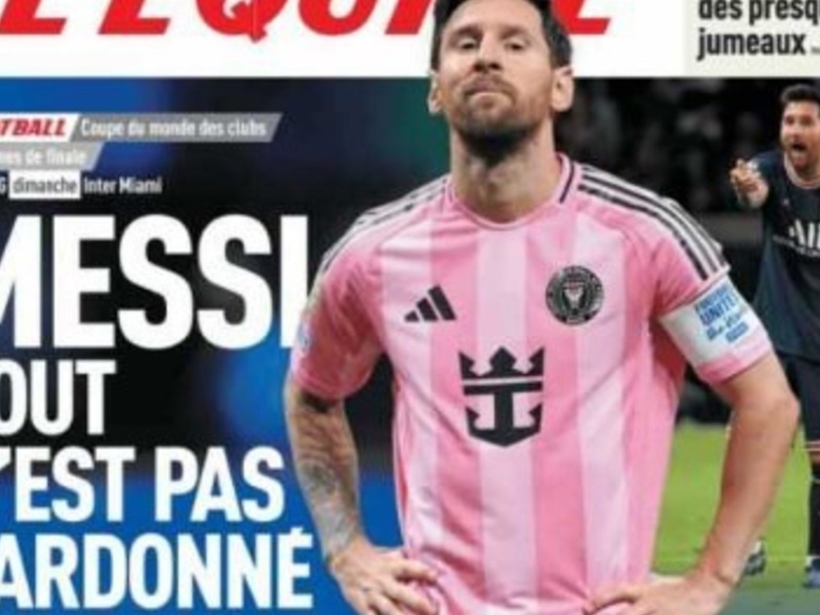 un enviado de L’Equipe habló de la tapa de la polémica y vaticina qué hara Leo si convierte un gol