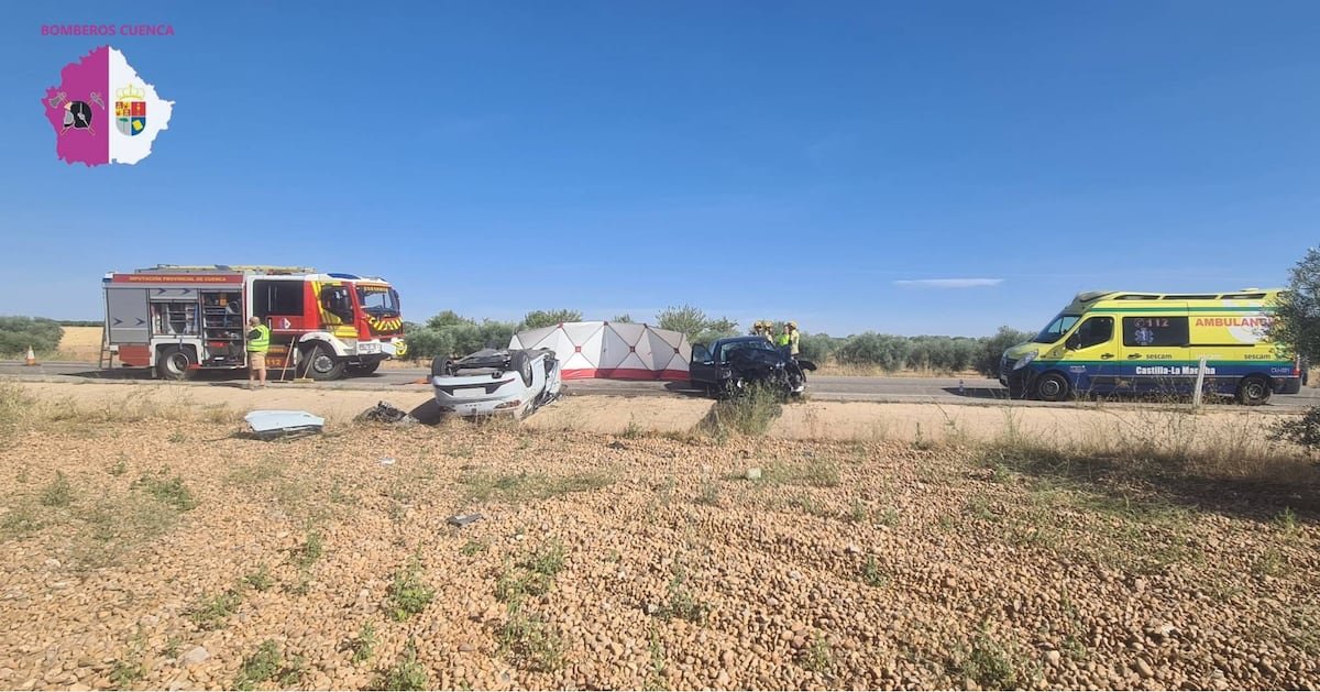 Cinco fallecidos, tres de ellos menores, en una colisión entre dos vehículos en Sisante (Cuenca) | España