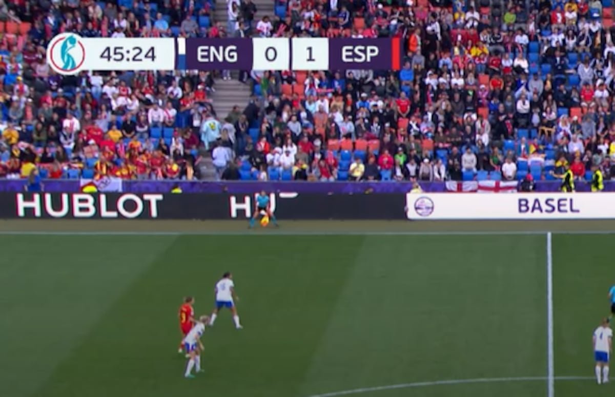 Críticas a RTVE por arrancar la retransmisión de la segunda parte de la final de la Eurocopa con el balón ya en juego | Televisión