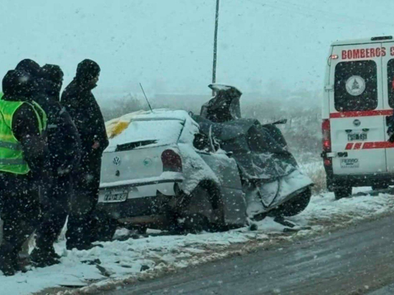 Cuatro mujeres murieron en un trágico accidente en Río Negro, en medio del temporal de nieve