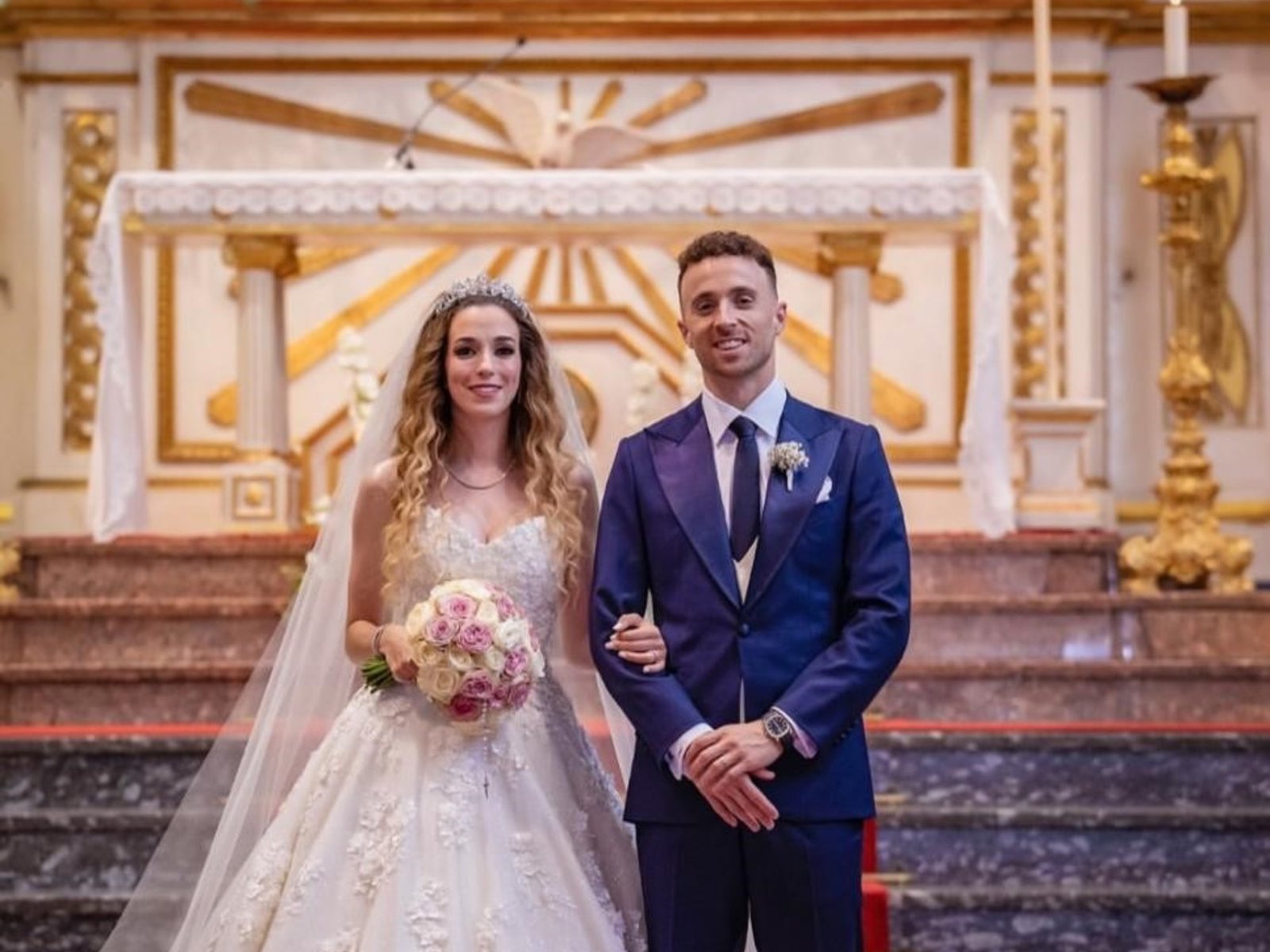 El casamiento de Diogo Jota con su novia de toda la vida, apenas 11 días antes de su muerte
