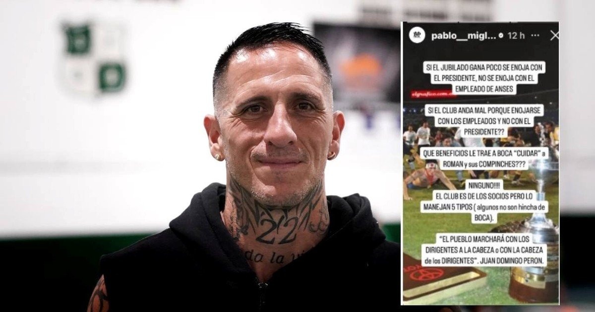 El contundente descargo de Pablo Migliore contra la dirigencia de Boca :: Olé
