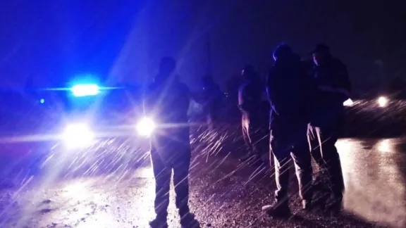 Intentaron ingresar a una casa y fueron capturados tras una persecución