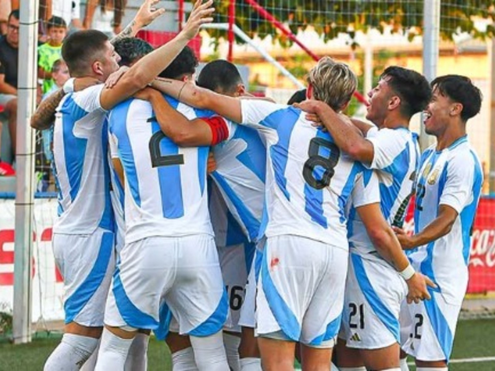 La Selección Argentina goleó en L’Alcúdia a un combinado brasileño con una joya de Tomás Parmo y tiene puntaje ideal
