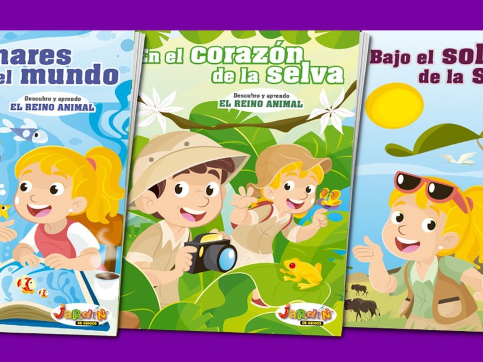 Los animales y sus secretos, en una nueva colección de libros para chicos que sale con Jardín de Genios