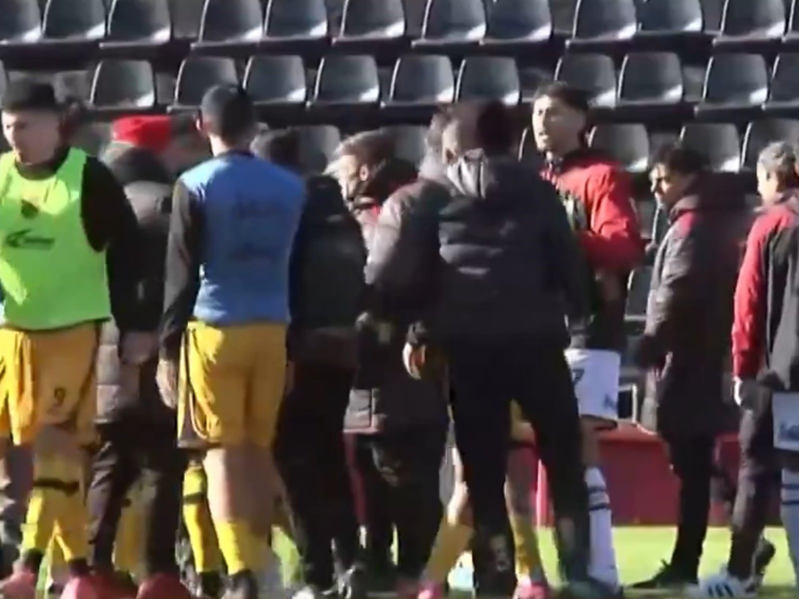 hubo discusiones entre los jugadores y el resultado no se modificó