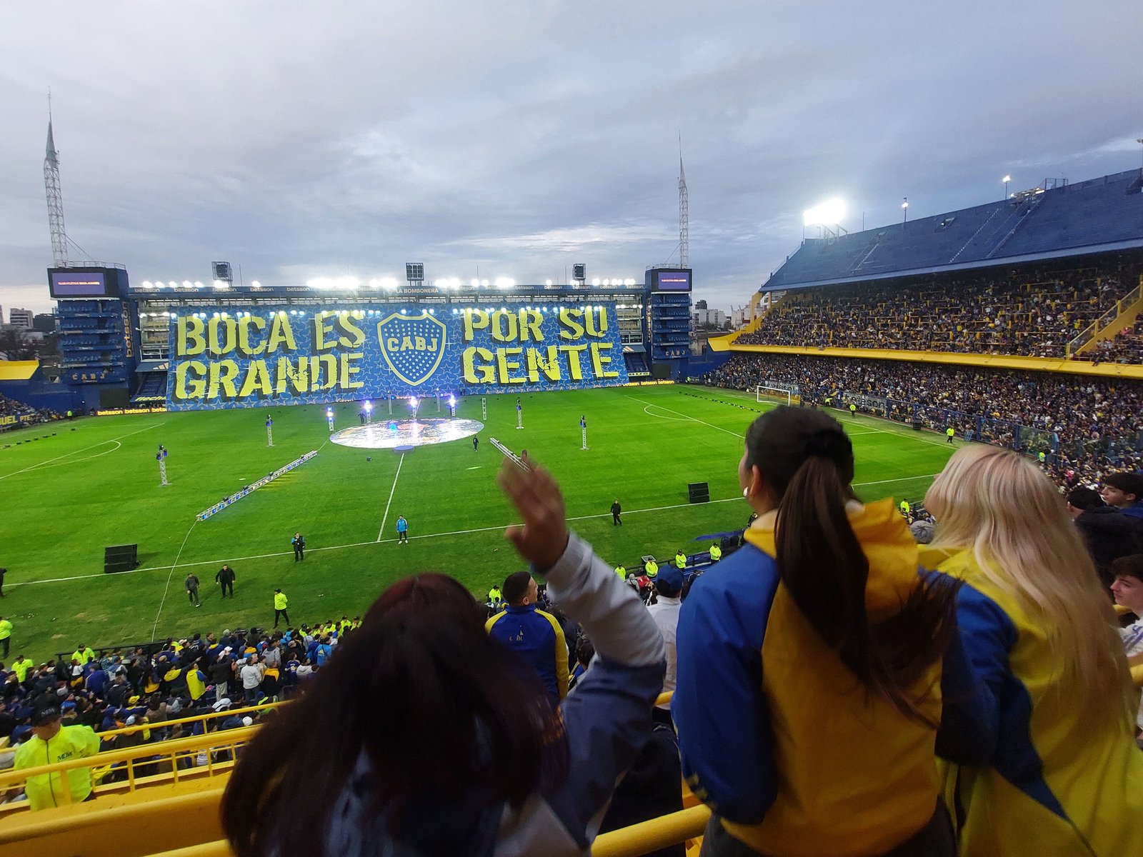 su presentación en la Bombonera