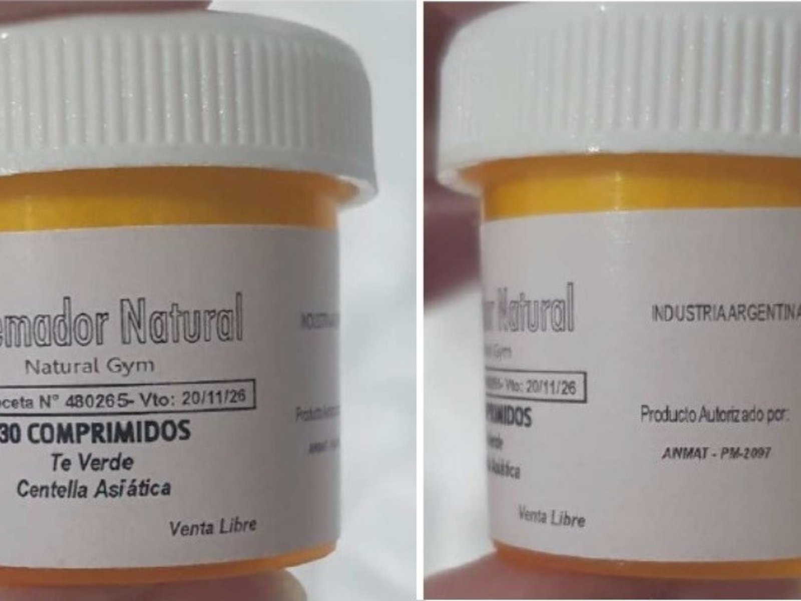 ANMAT prohibió el uso y la venta de comprimidos para bajar de peso que se ofrecían como naturales y eran falsificados