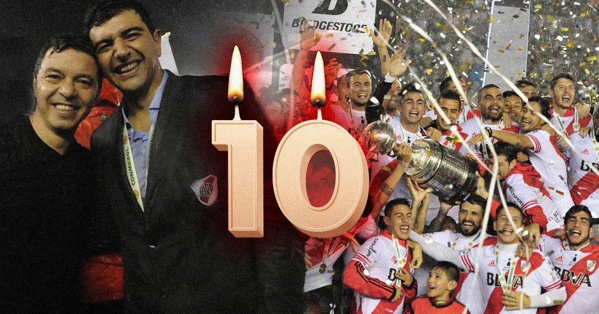 Aniversario histórico: una década de la primera Libertadores del ciclo Gallardo en River :: Olé