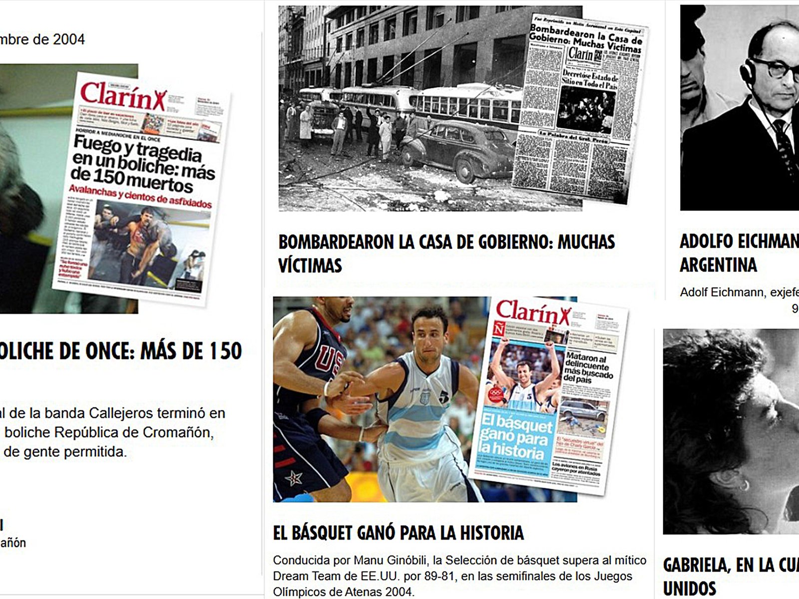 Clarín recuerda sus 80 años con una novedosa producción digital que rescata notas del pasado