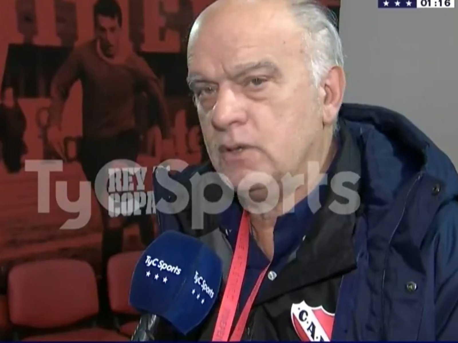 Grindetti pidió “una sanción” de la Conmebol a la Universidad de Chile y reclamó “la liberación de la responsabilidad a Independiente”